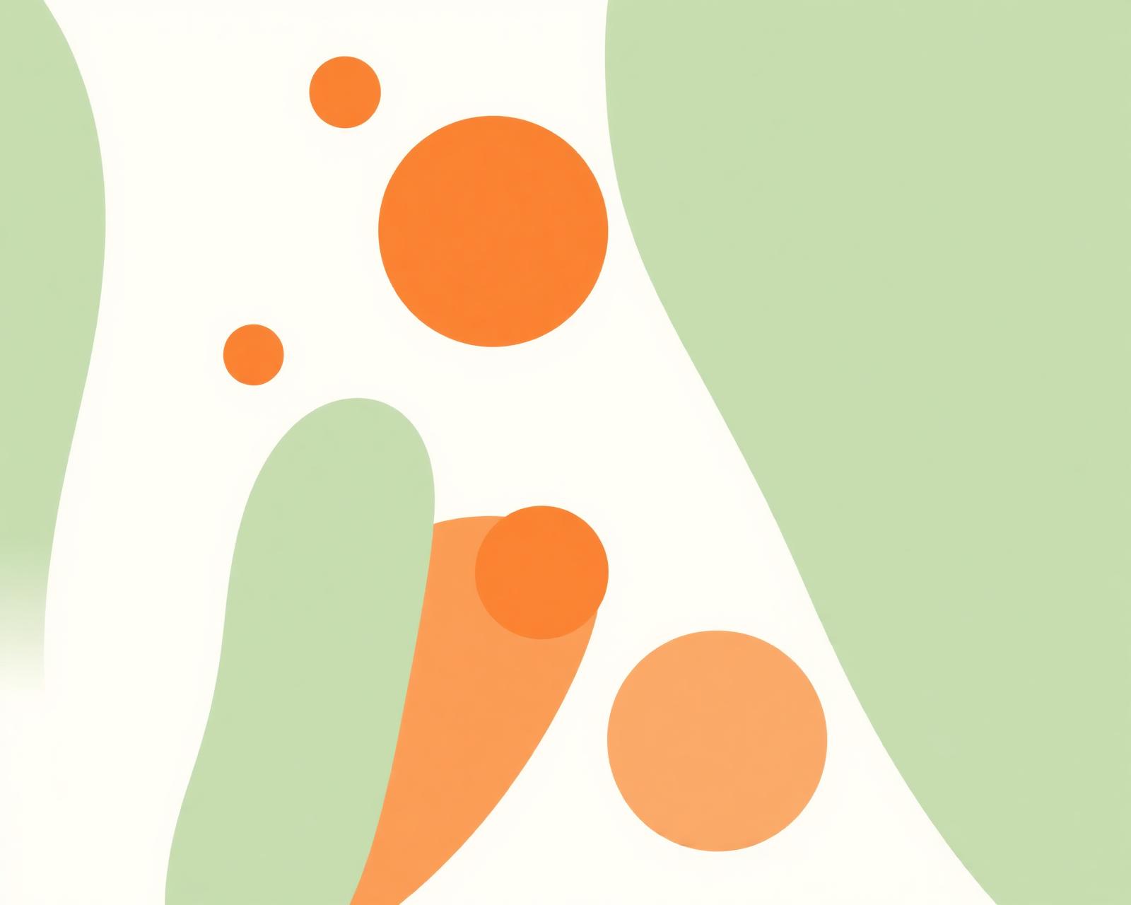 Abstract shapes representing creative growth